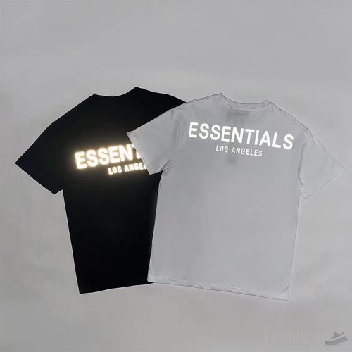 Essentials White T-Shirt (Reflective)